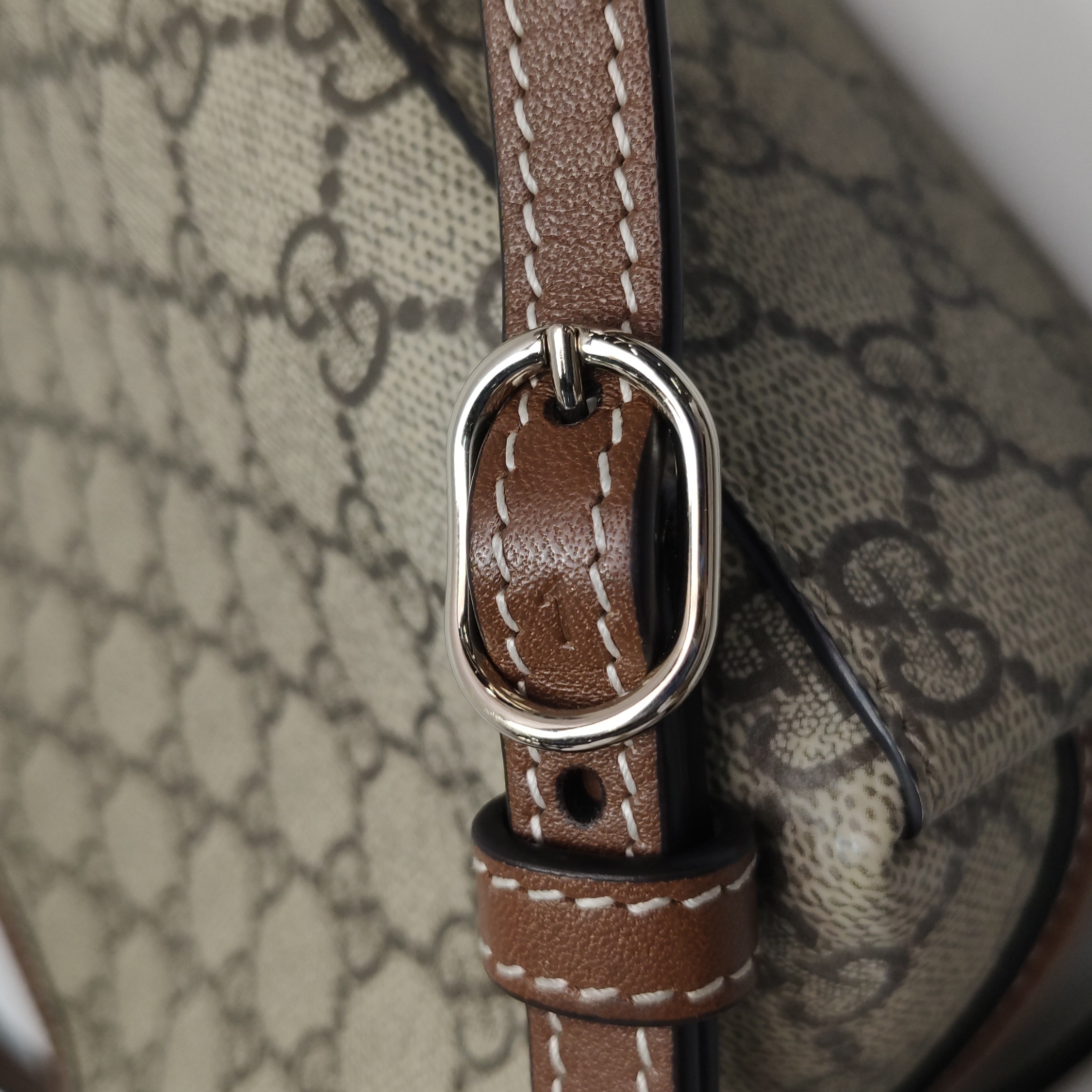 Gucci GG Emblem Bucket Bag GG Coated Canvas Nano — photo 12 of 13