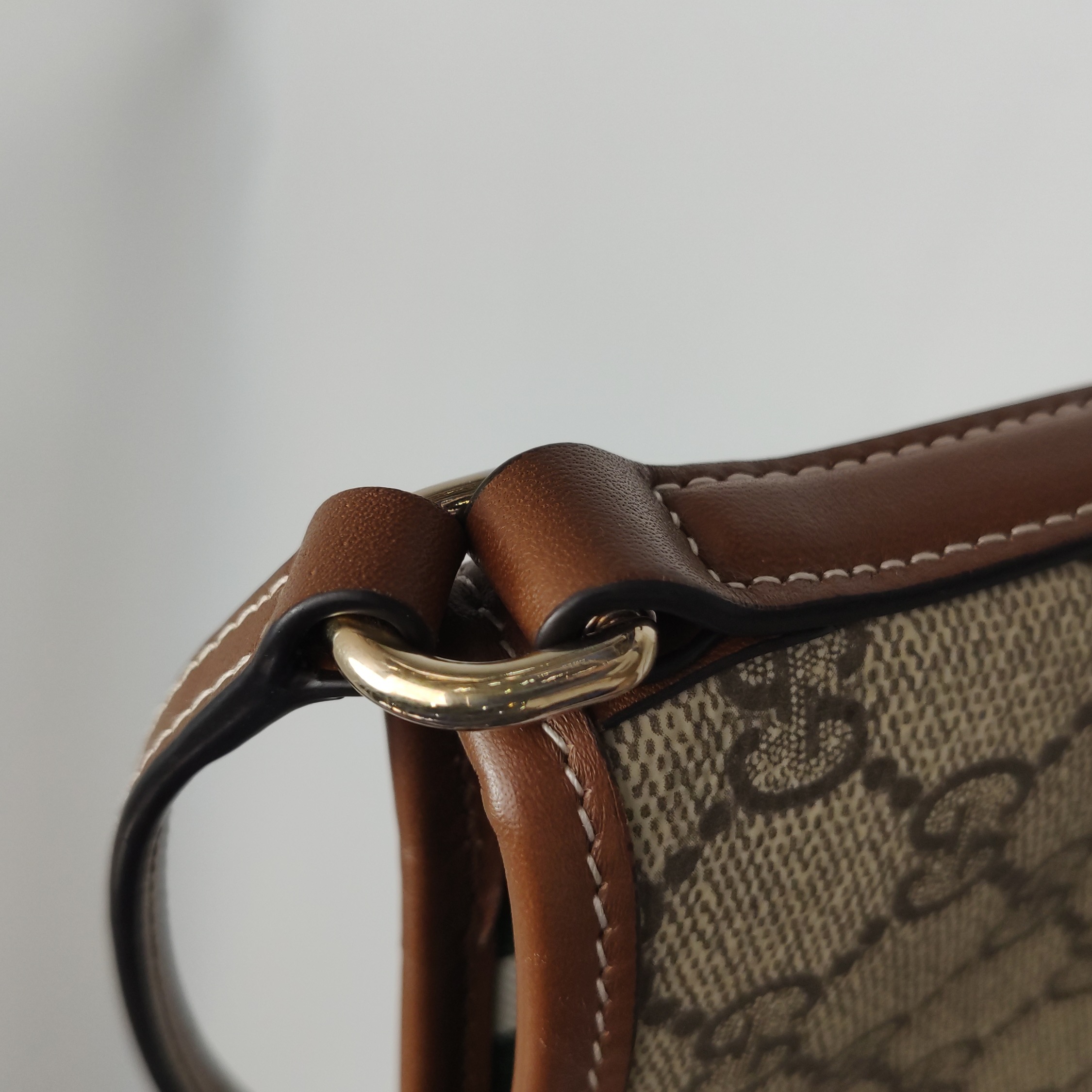 Gucci GG Emblem Bucket Bag GG Coated Canvas Nano — photo 9 of 13