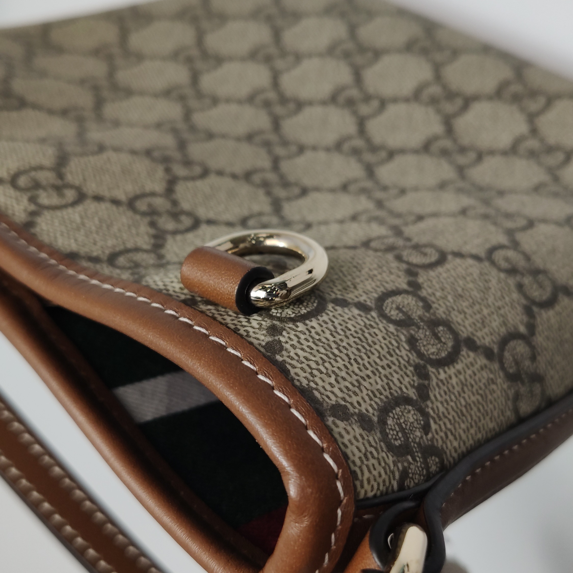 Gucci GG Emblem Bucket Bag GG Coated Canvas Nano — photo 11 of 13