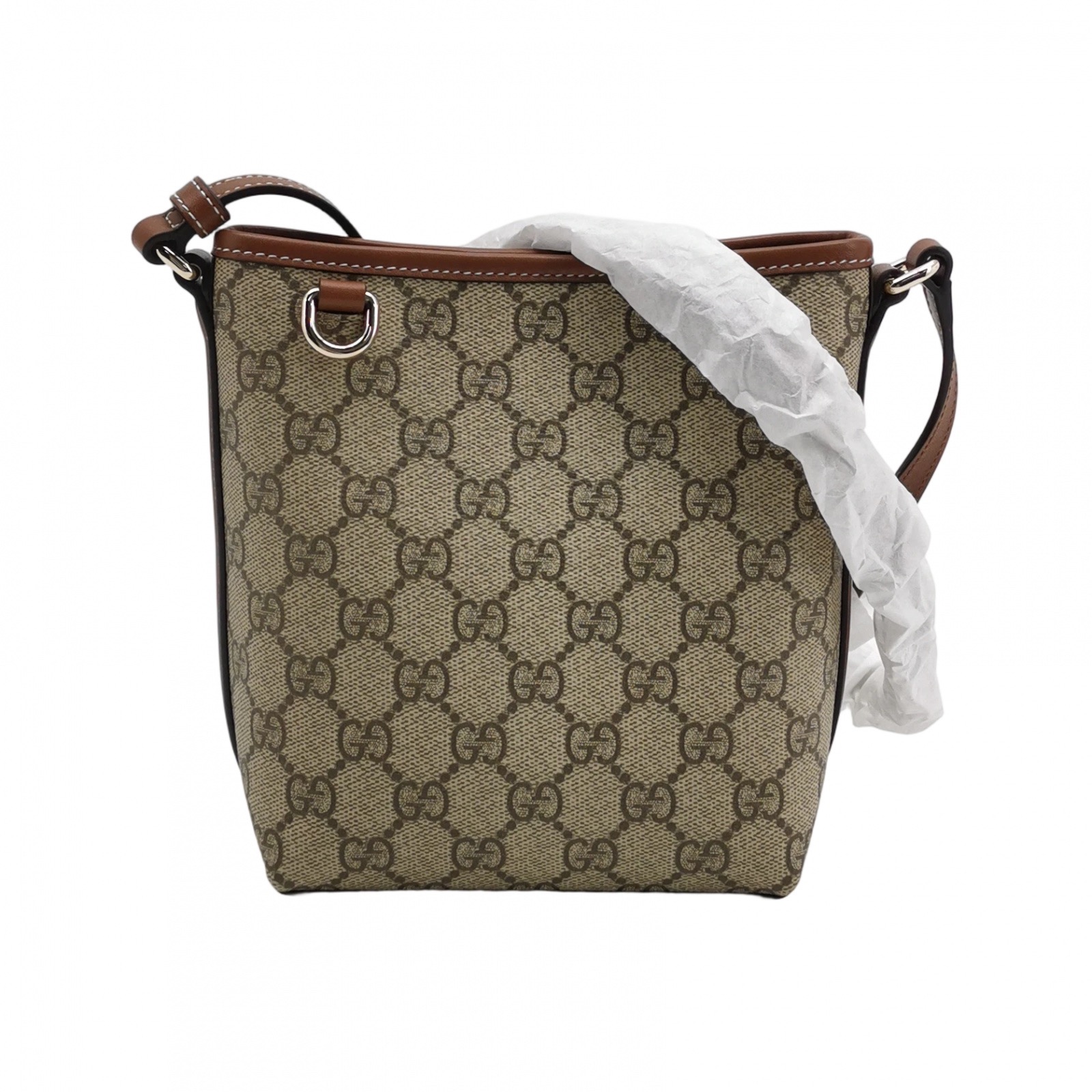 Gucci GG Emblem Bucket Bag GG Coated Canvas Nano — photo 1 of 10