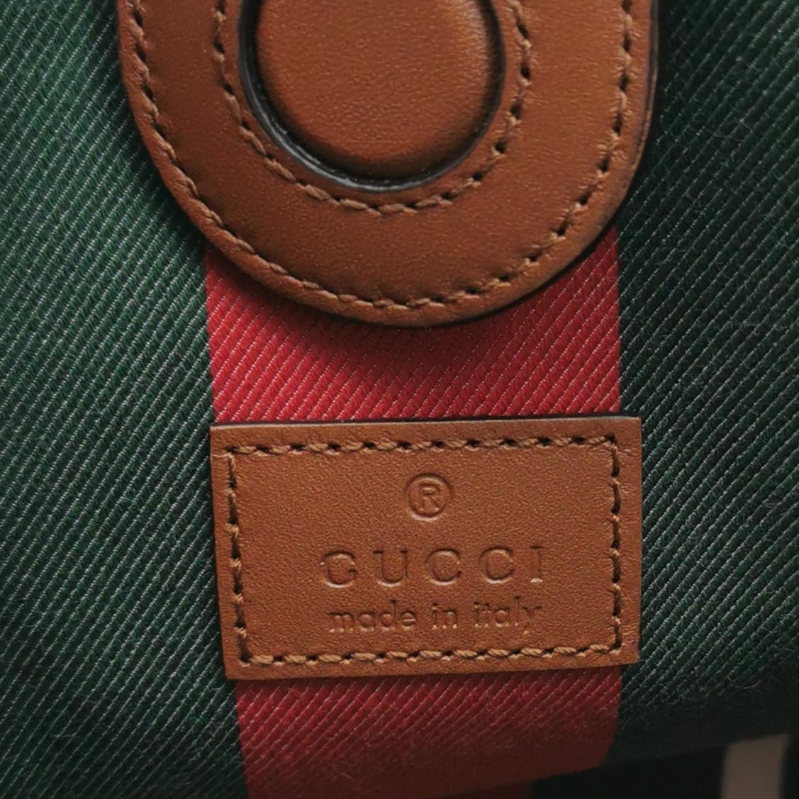 Gucci GG Emblem Bucket Bag GG Coated Canvas Nano — photo 8 of 12