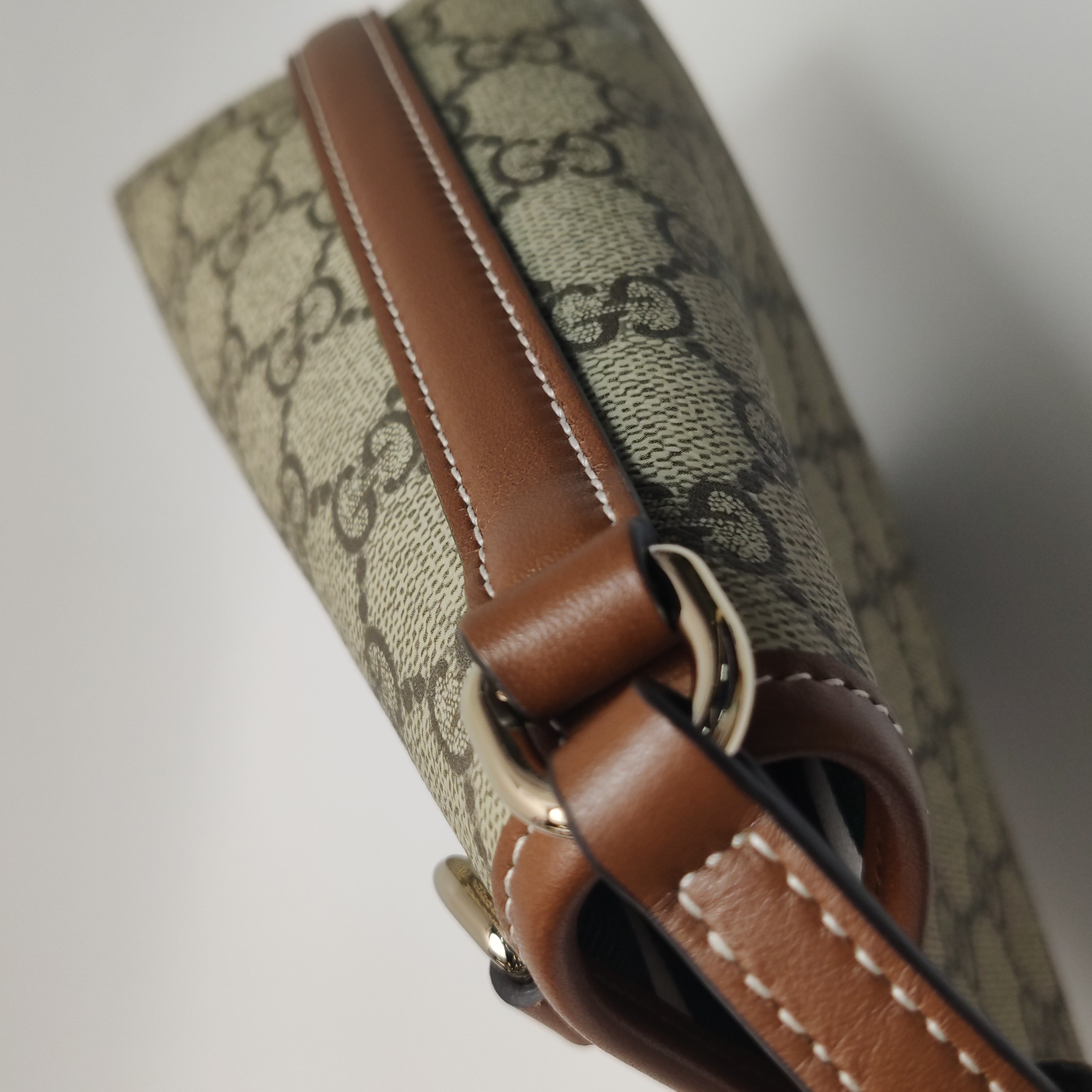 Gucci GG Emblem Bucket Bag GG Coated Canvas Nano — photo 10 of 12