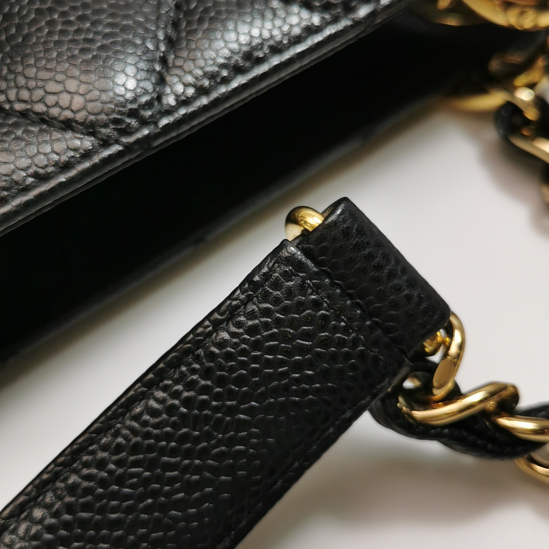 Chanel Grand Shopping Tote Quilted Caviar — photo 10 of 19