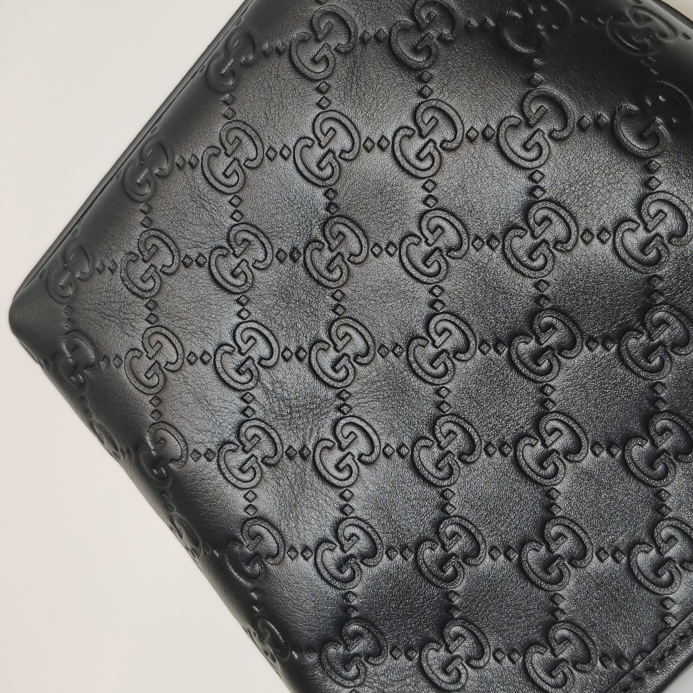 Gucci GG Emblem Bucket Bag GG Debossed Leather Nano — photo 11 of 13