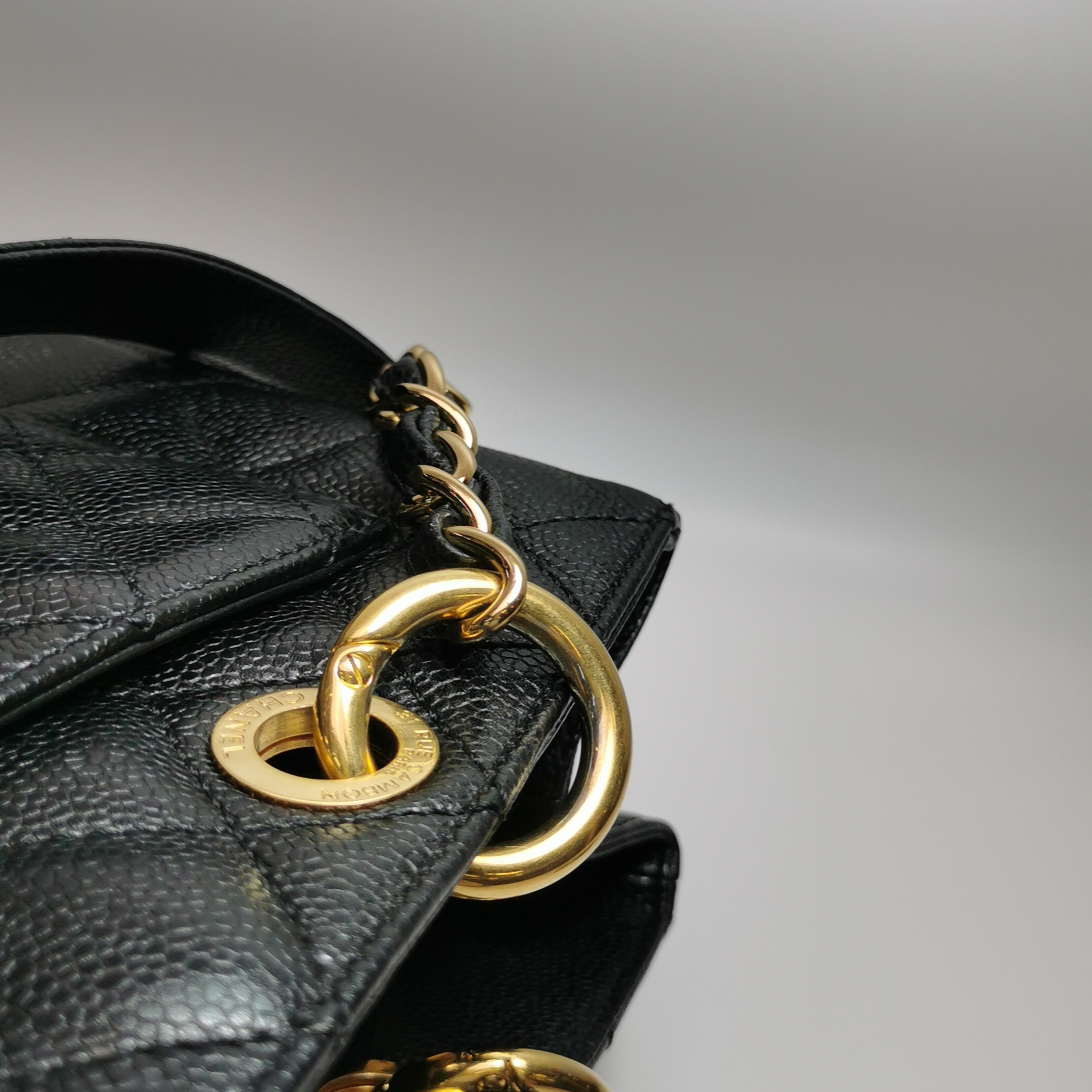 Chanel Grand Shopping Tote Quilted Caviar — photo 12 of 19