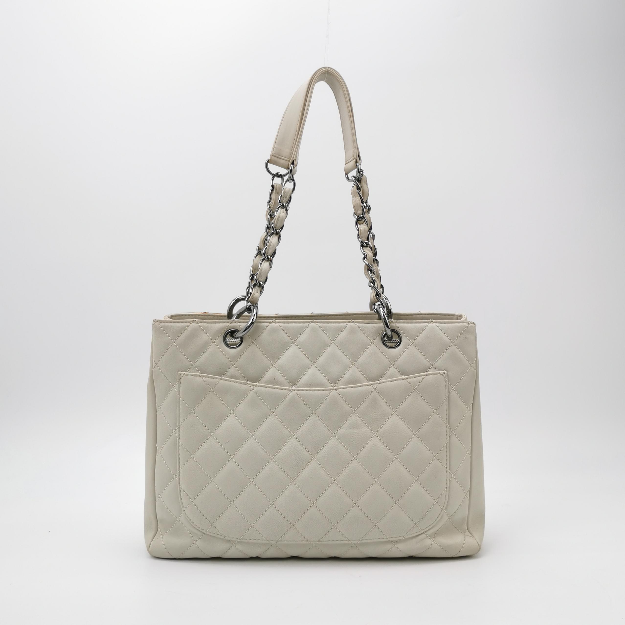 Chanel Grand Shopping Tote Quilted Caviar — photo 5 of 17