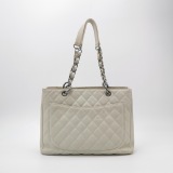 Chanel Grand Shopping Tote Quilted Caviar — thumbnail 5