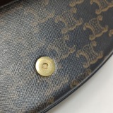 Celine Tabou Clutch with Strap Triomphe Coated Canvas — thumbnail 13