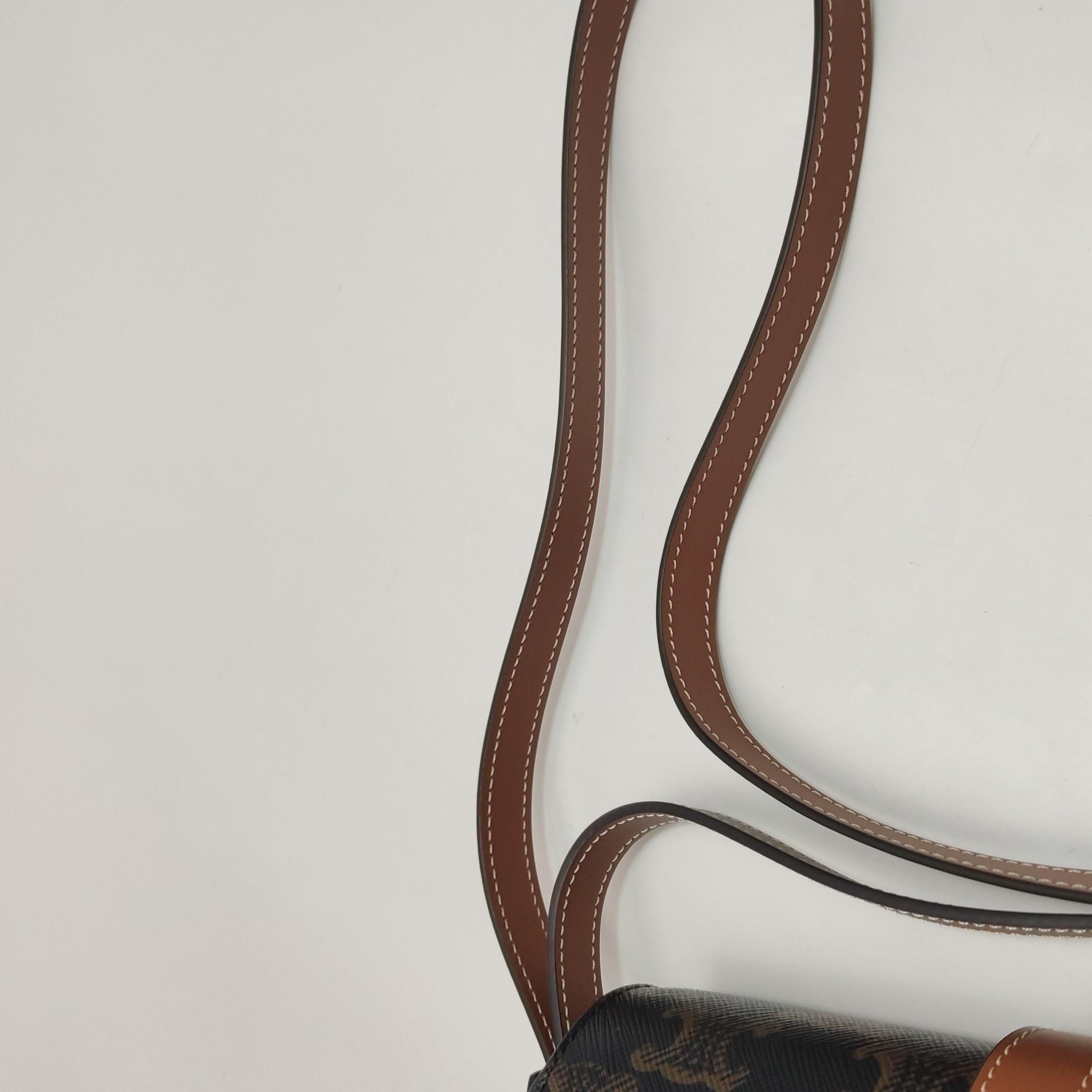 Celine Tabou Clutch with Strap Triomphe Coated Canvas — photo 14 of 14
