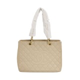Chanel Grand Shopping Tote Quilted Caviar — thumbnail 1