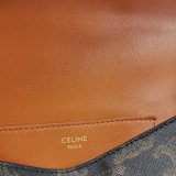 Celine Tabou Clutch with Strap Triomphe Coated Canvas — thumbnail 8