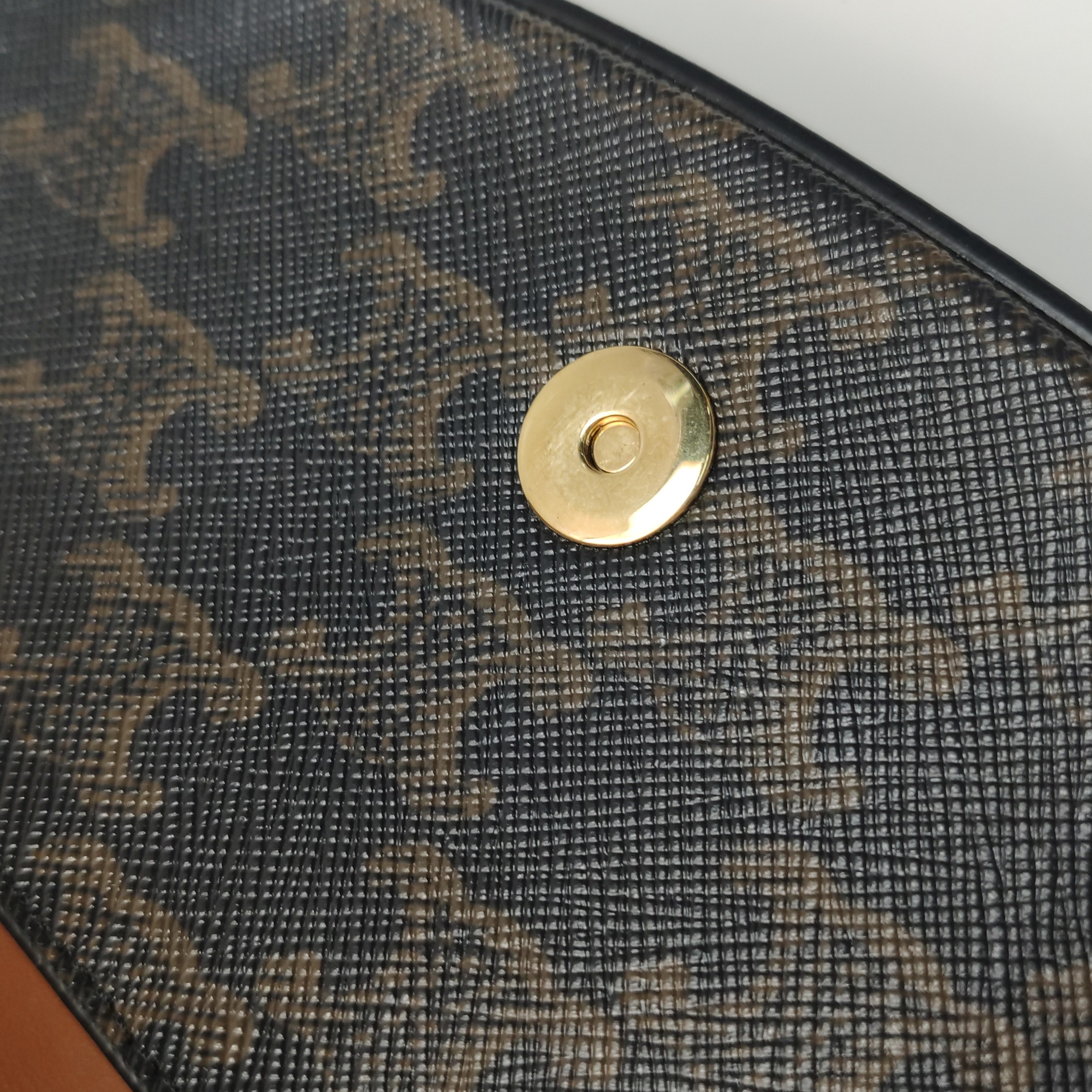 Celine Tabou Clutch with Strap Triomphe Coated Canvas — photo 9 of 13