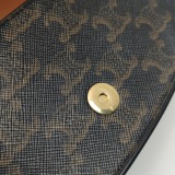 Celine Tabou Clutch with Strap Triomphe Coated Canvas — thumbnail 9