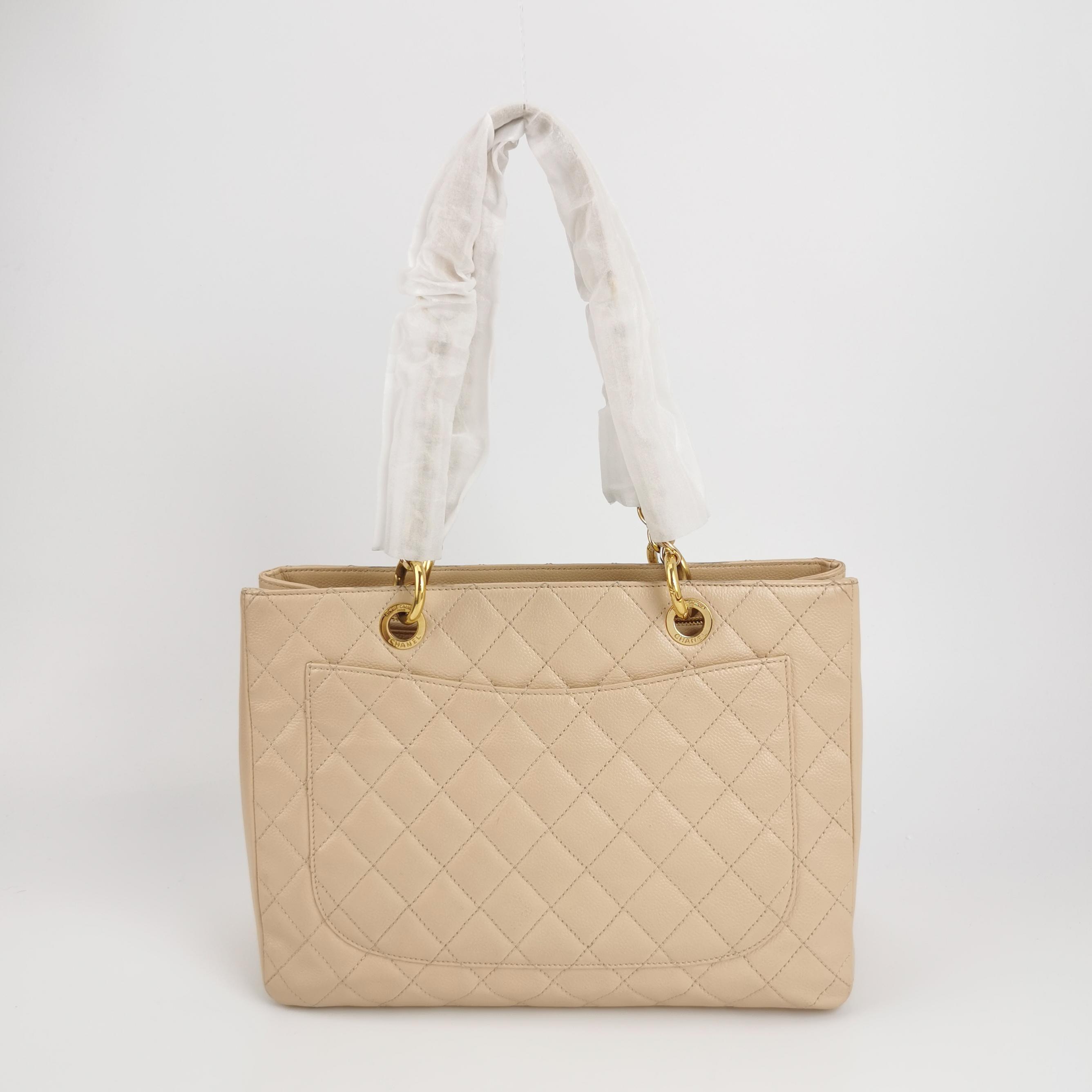 Chanel Grand Shopping Tote Quilted Caviar — photo 5 of 18