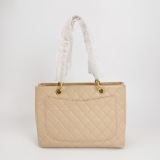 Chanel Grand Shopping Tote Quilted Caviar — thumbnail 5