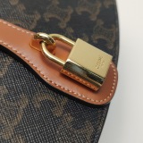 Celine Tabou Clutch with Strap Triomphe Coated Canvas — thumbnail 12