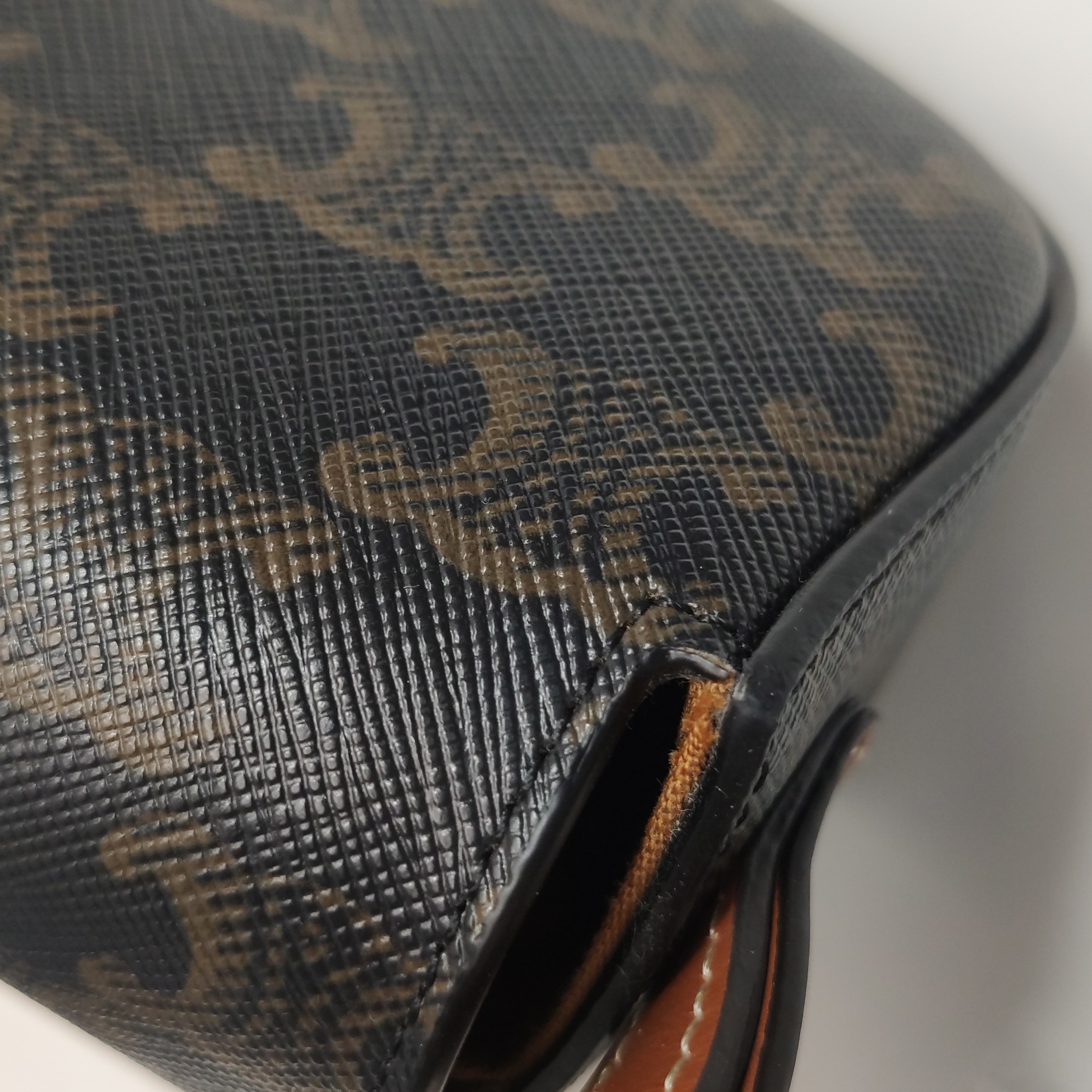 Celine Tabou Clutch with Strap Triomphe Coated Canvas — photo 11 of 13