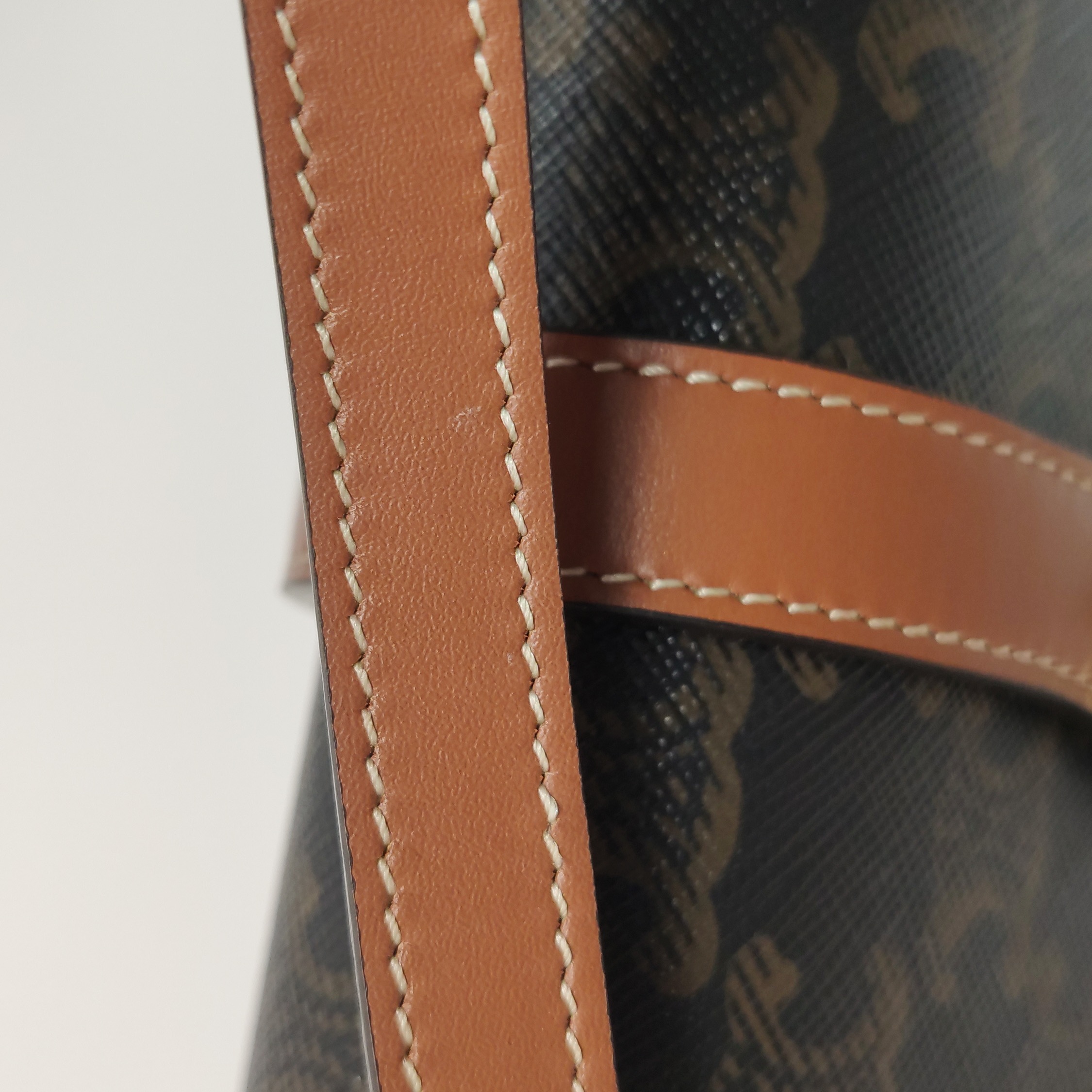 Celine Tabou Clutch with Strap Triomphe Coated Canvas — photo 13 of 13
