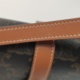 Celine Tabou Clutch with Strap Triomphe Coated Canvas — thumbnail 13