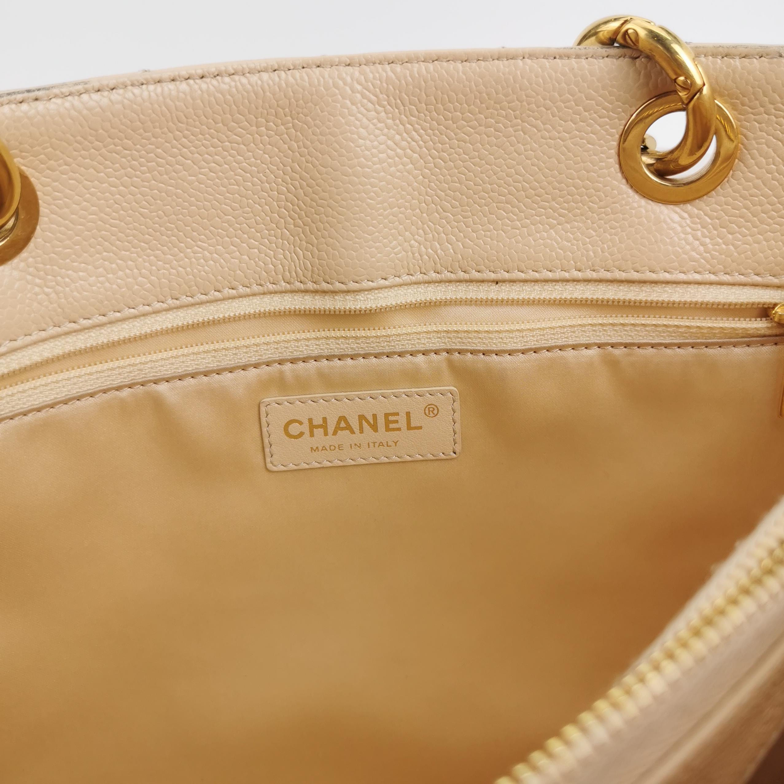Chanel Grand Shopping Tote Quilted Caviar — photo 8 of 18