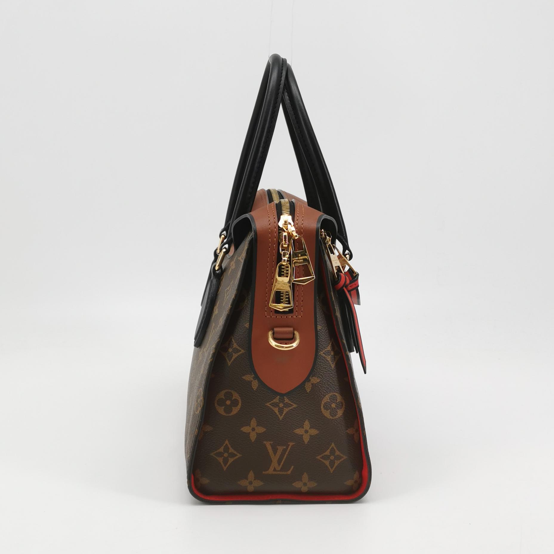 Louis Vuitton(LV) Tuileries Handbag Monogram Canvas with Leather — photo 3 of 25