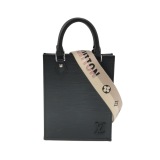 Louis Vuitton(LV) Petit Sac Plat Bag Epi Leather with Logo Jacquard Strap — thumbnail 1