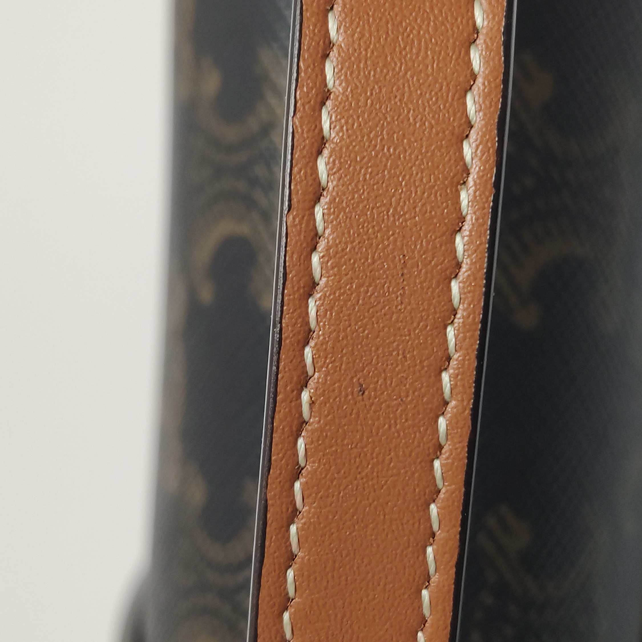 Celine Tabou Clutch with Strap Triomphe Coated Canvas — photo 14 of 14