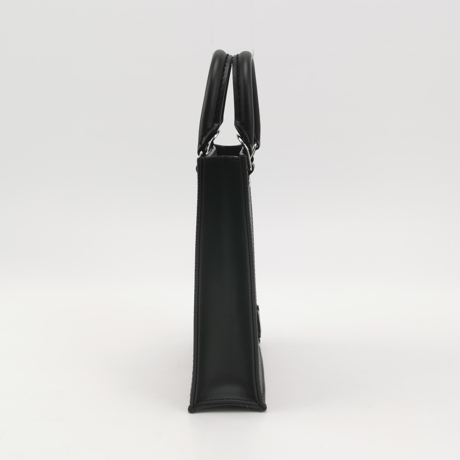 Louis Vuitton(LV) Petit Sac Plat Bag Epi Leather with Logo Jacquard Strap — photo 3 of 11
