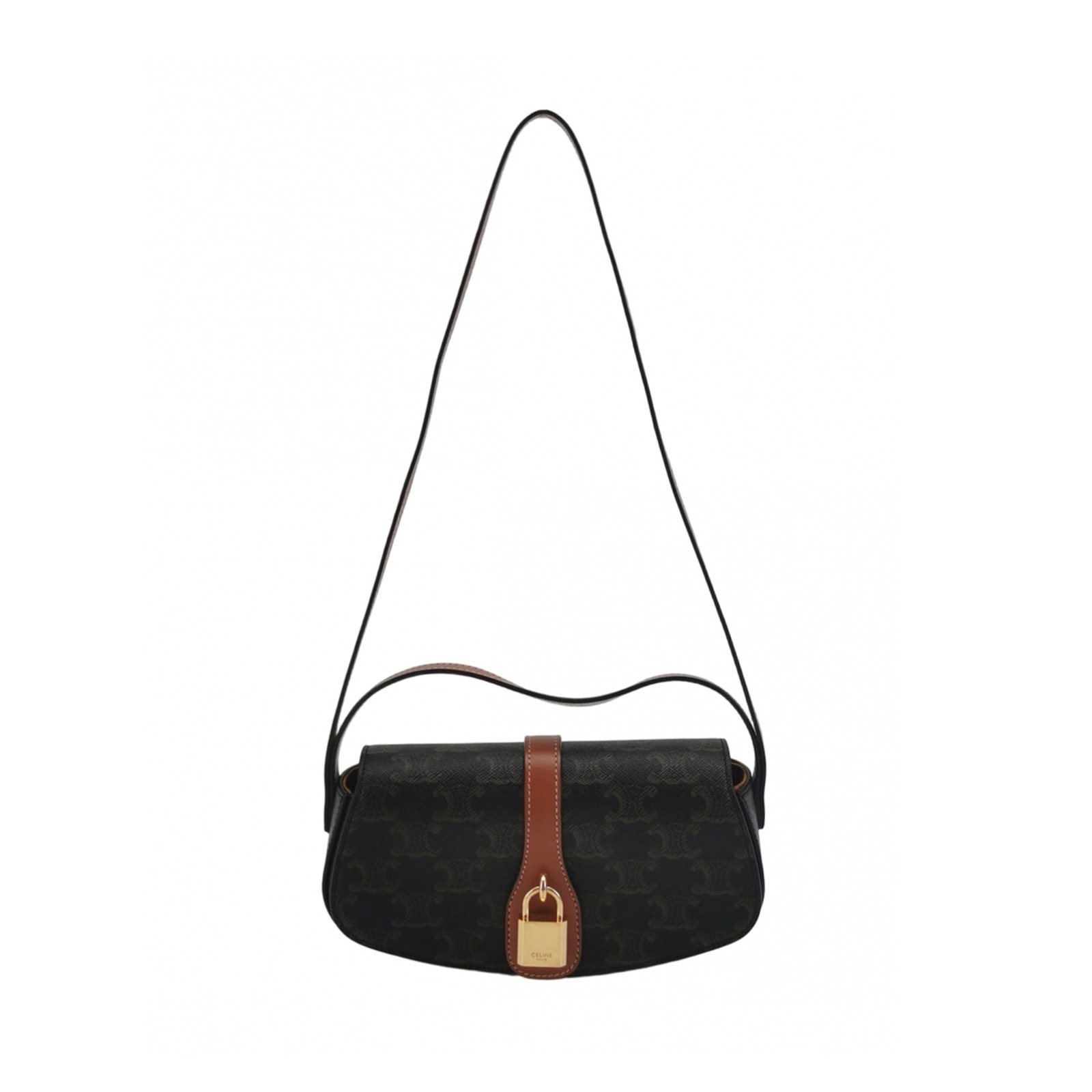 Celine Tabou Clutch with Strap Triomphe Coated Canvas — photo 1 of 13