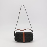 Celine Tabou Clutch with Strap Triomphe Coated Canvas — thumbnail 3