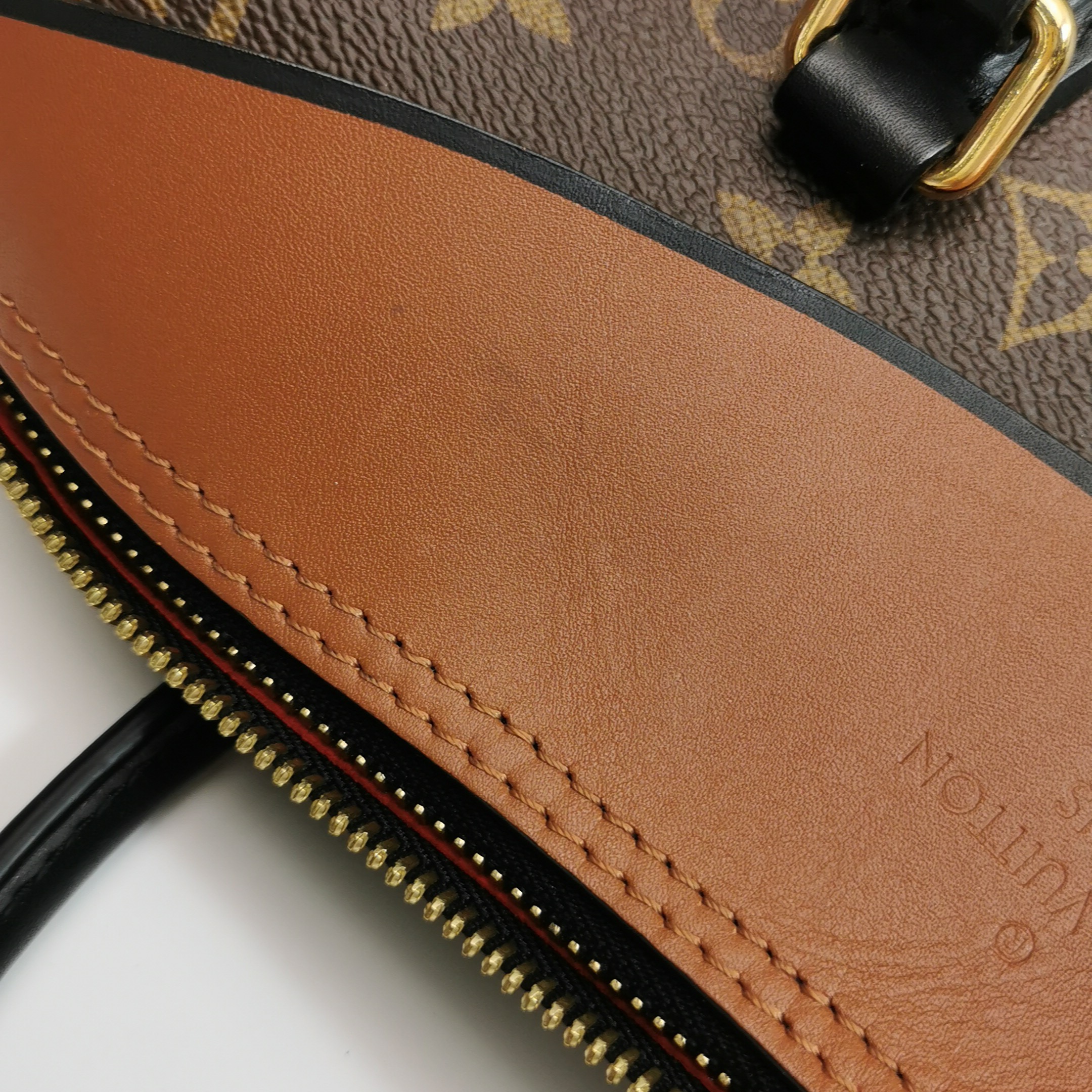 Louis Vuitton(LV) Tuileries Handbag Monogram Canvas with Leather — photo 17 of 25