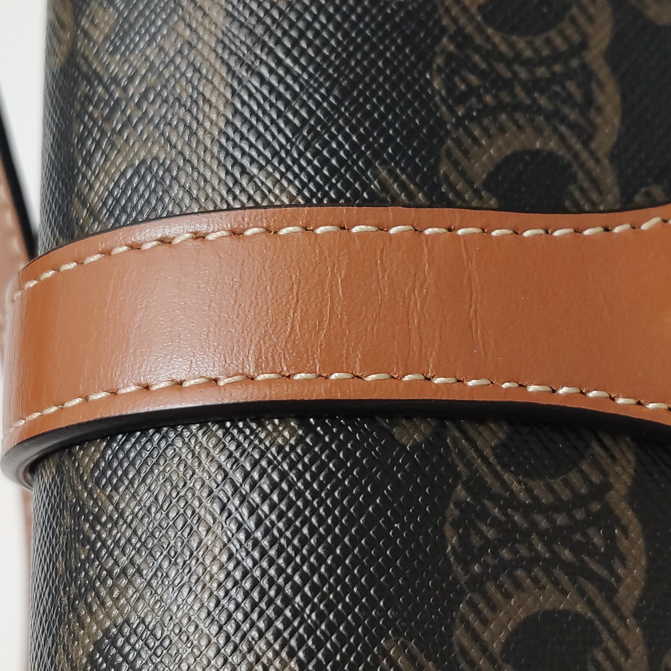 Celine Tabou Clutch with Strap Triomphe Coated Canvas — photo 11 of 13