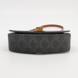 Celine Tabou Clutch with Strap Triomphe Coated Canvas — thumbnail 6
