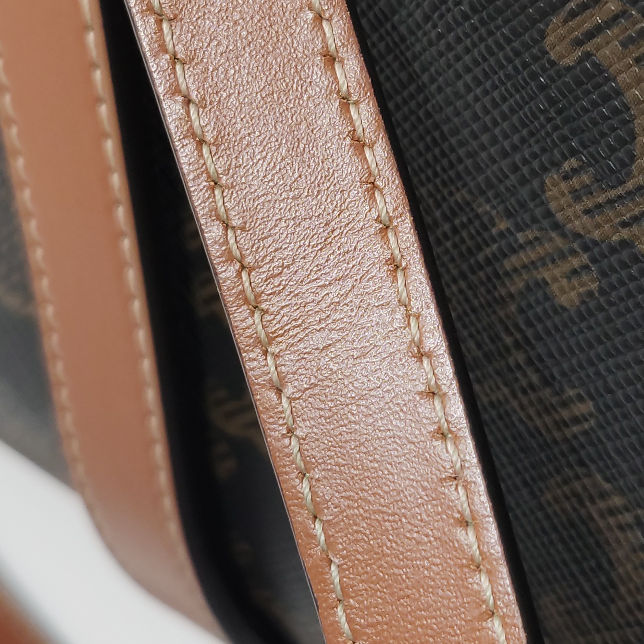 Celine Tabou Clutch with Strap Triomphe Coated Canvas — photo 13 of 14