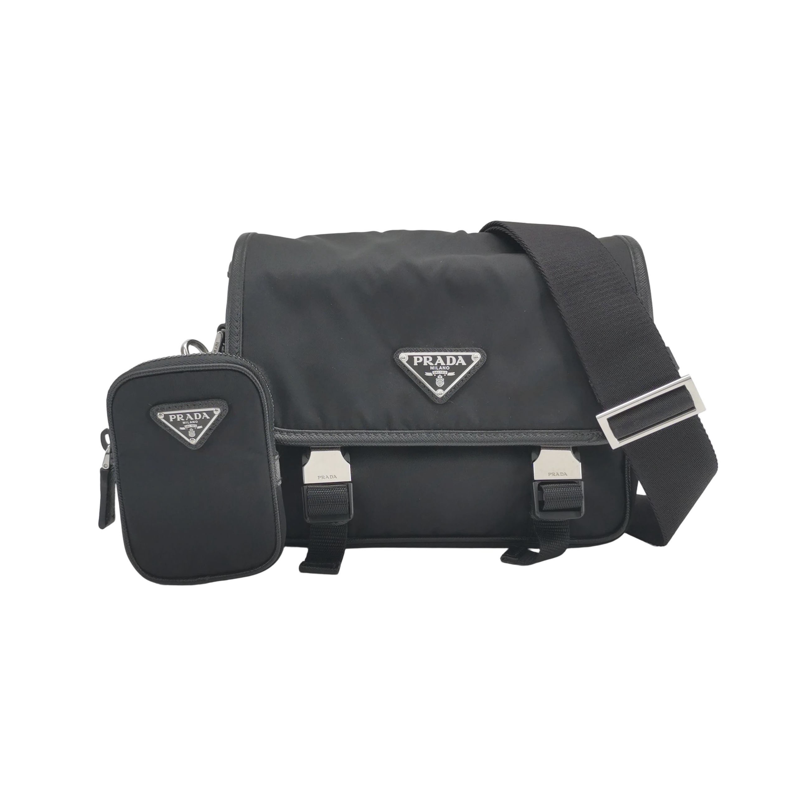 Prada Re-Nylon Crossbody Bag Nylon Black — photo 1 of 22