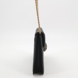 Bvlgari Serpenti Forever Square Shoulder Bag Leather and Stingray Small — thumbnail 3