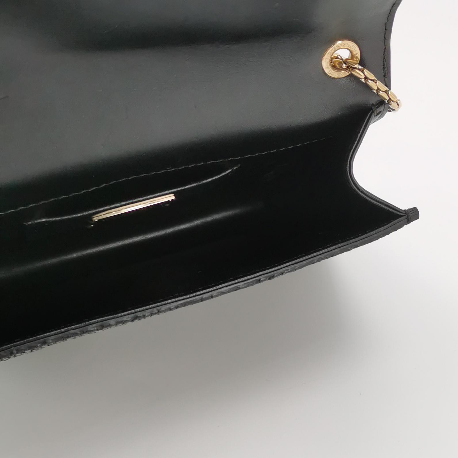 Bvlgari Serpenti Forever Square Shoulder Bag Leather and Stingray Small — photo 7 of 22