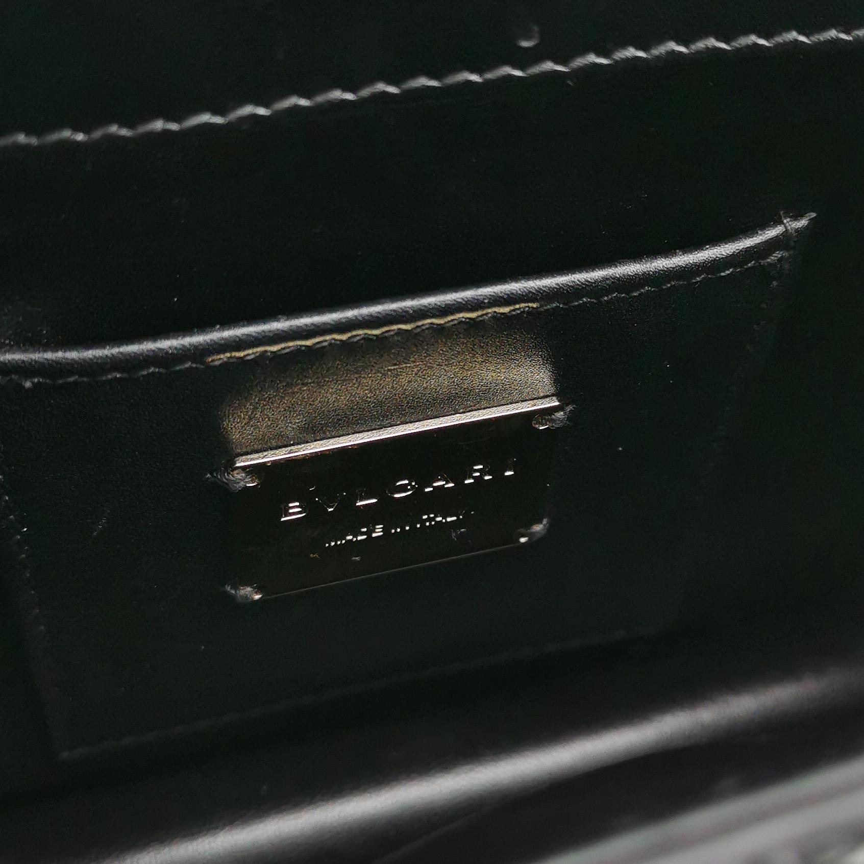 Bvlgari Serpenti Forever Square Shoulder Bag Leather and Stingray Small — photo 8 of 22