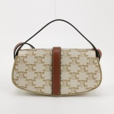 Celine Tabou Clutch with Strap Triomphe Coated Canvas — thumbnail 3