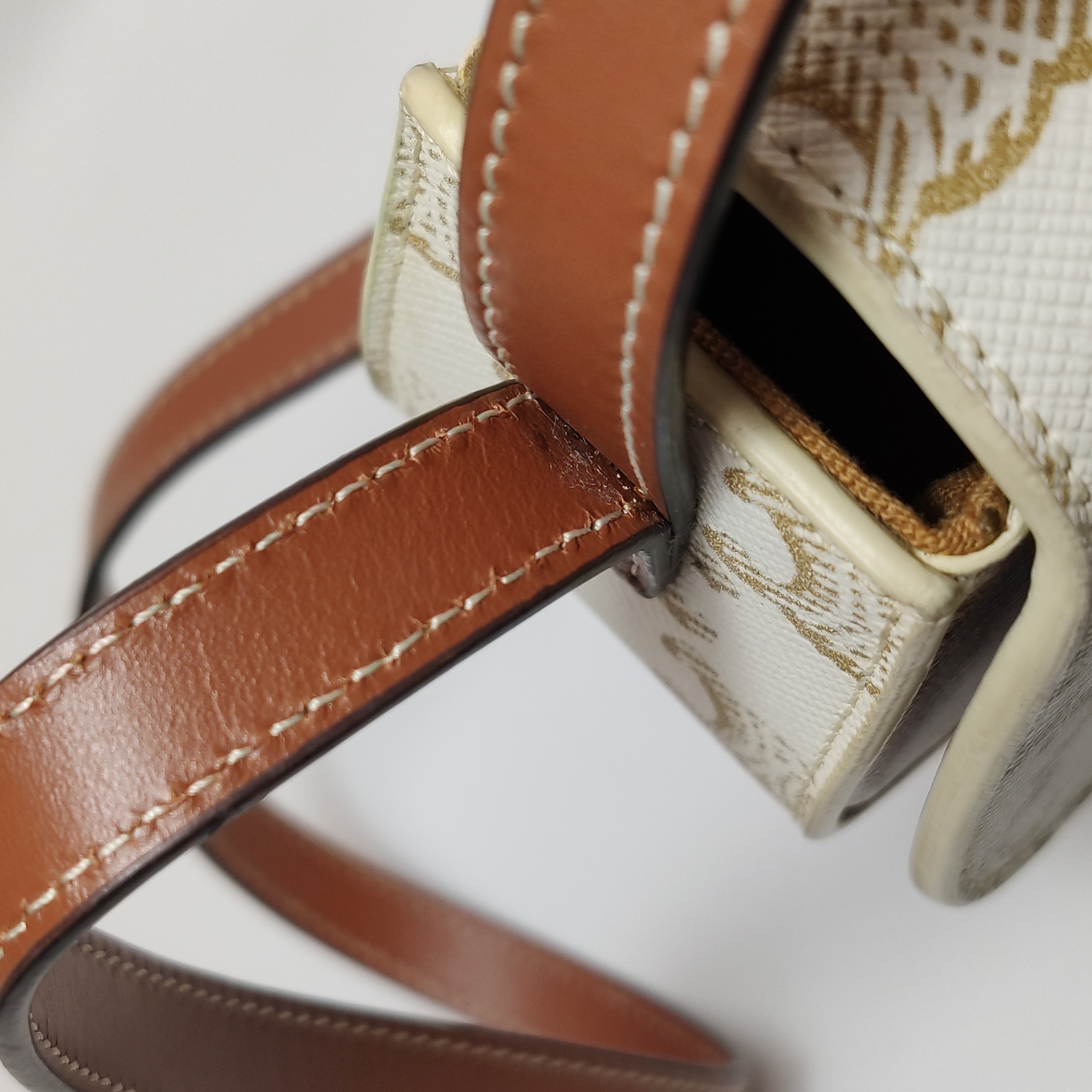 Celine Tabou Clutch with Strap Triomphe Coated Canvas — photo 13 of 13