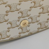Celine Tabou Clutch with Strap Triomphe Coated Canvas — thumbnail 11