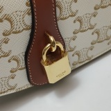 Celine Tabou Clutch with Strap Triomphe Coated Canvas — thumbnail 10