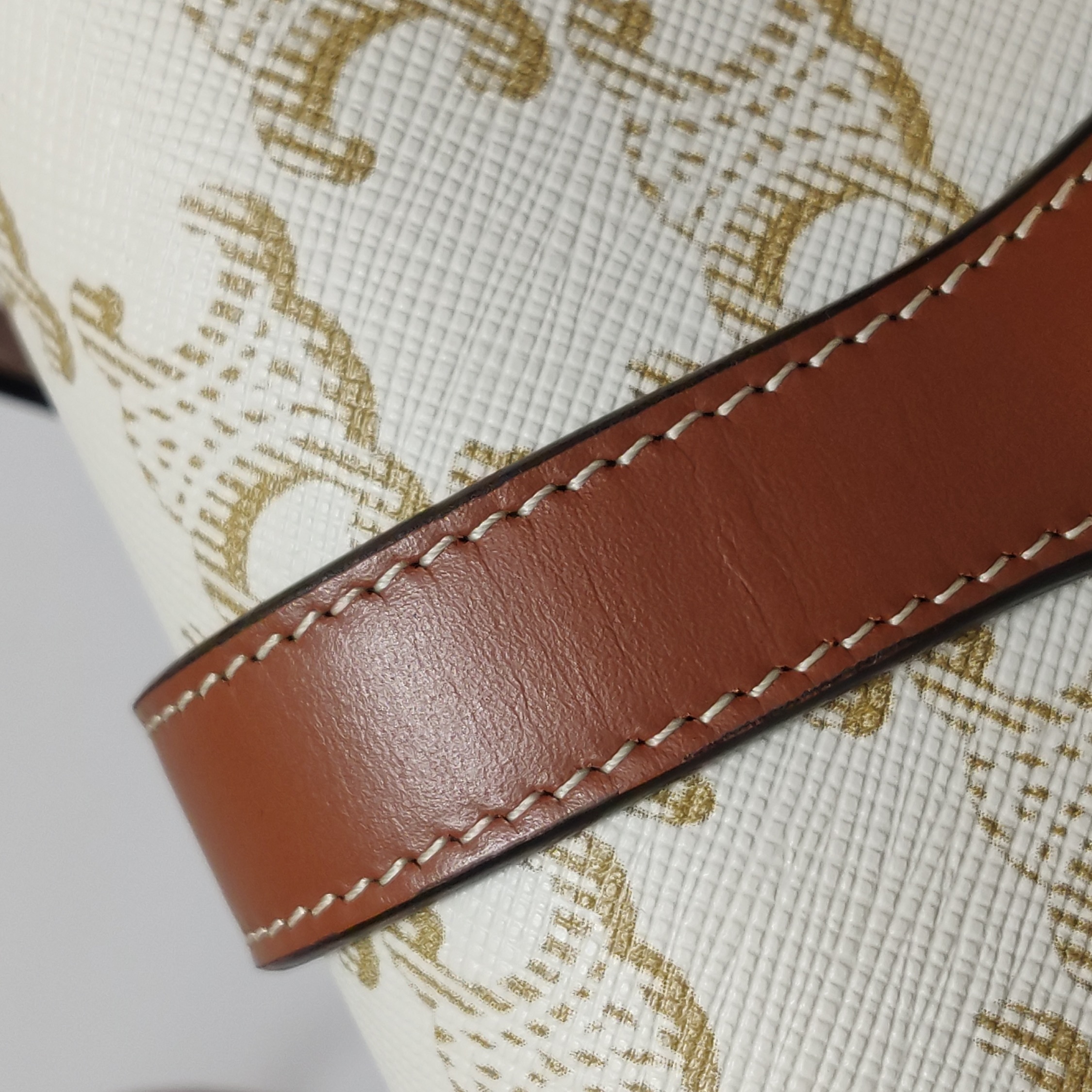 Celine Tabou Clutch with Strap Triomphe Coated Canvas — photo 12 of 13