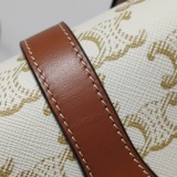 Celine Tabou Clutch with Strap Triomphe Coated Canvas — thumbnail 12