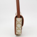 Celine Besace Flap Bag Triomphe Coated Canvas Mini — thumbnail 5