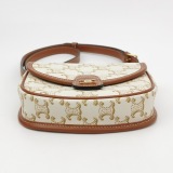 Celine Besace Flap Bag Triomphe Coated Canvas Mini — thumbnail 6
