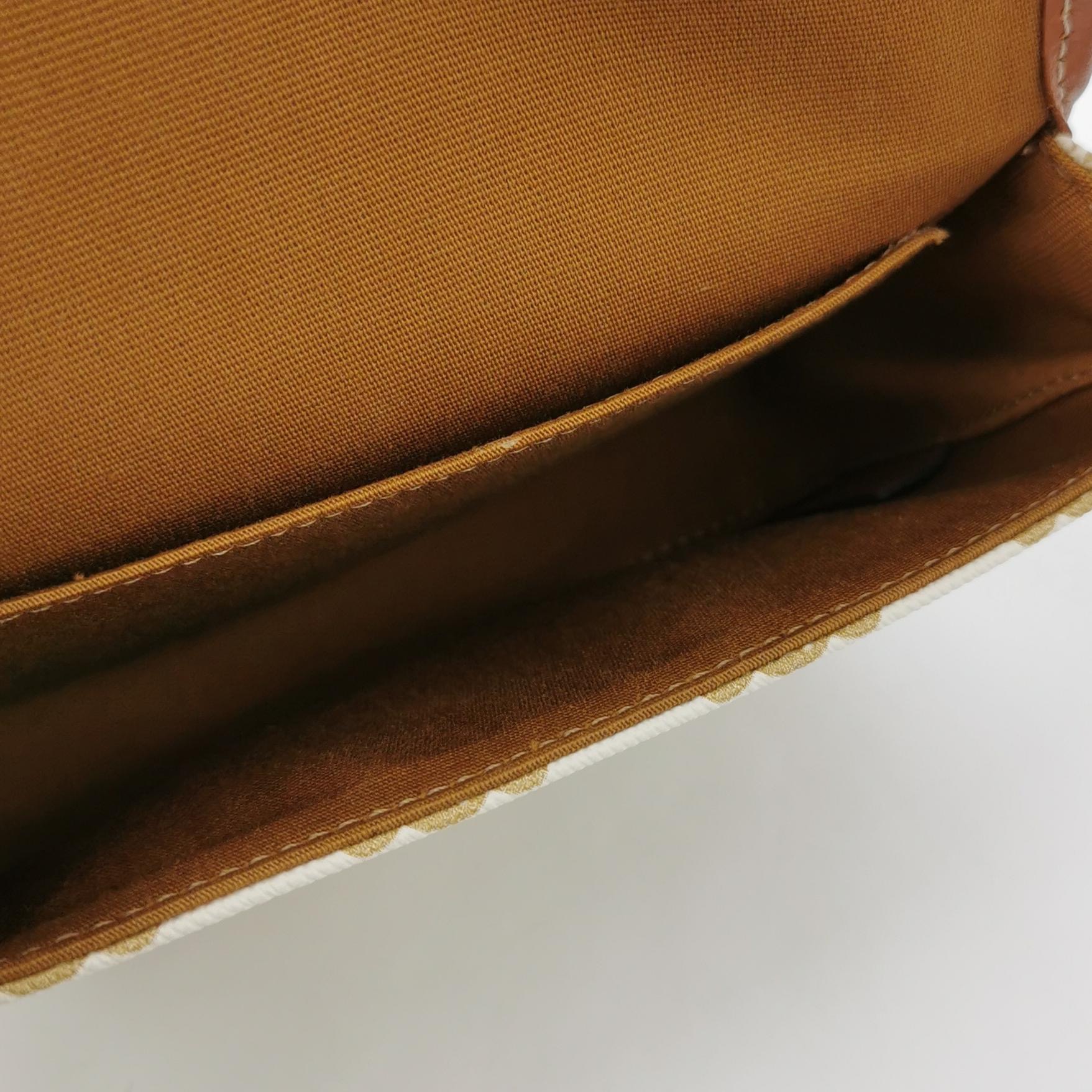 Celine Besace Flap Bag Triomphe Coated Canvas Mini — photo 7 of 14