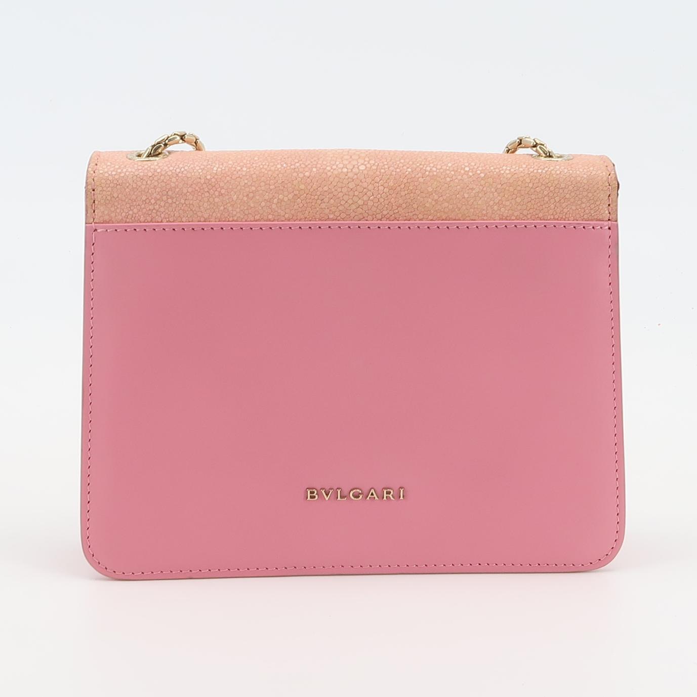 Bvlgari Serpenti Forever Square Shoulder Bag Leather and Stingray Small — photo 5 of 23