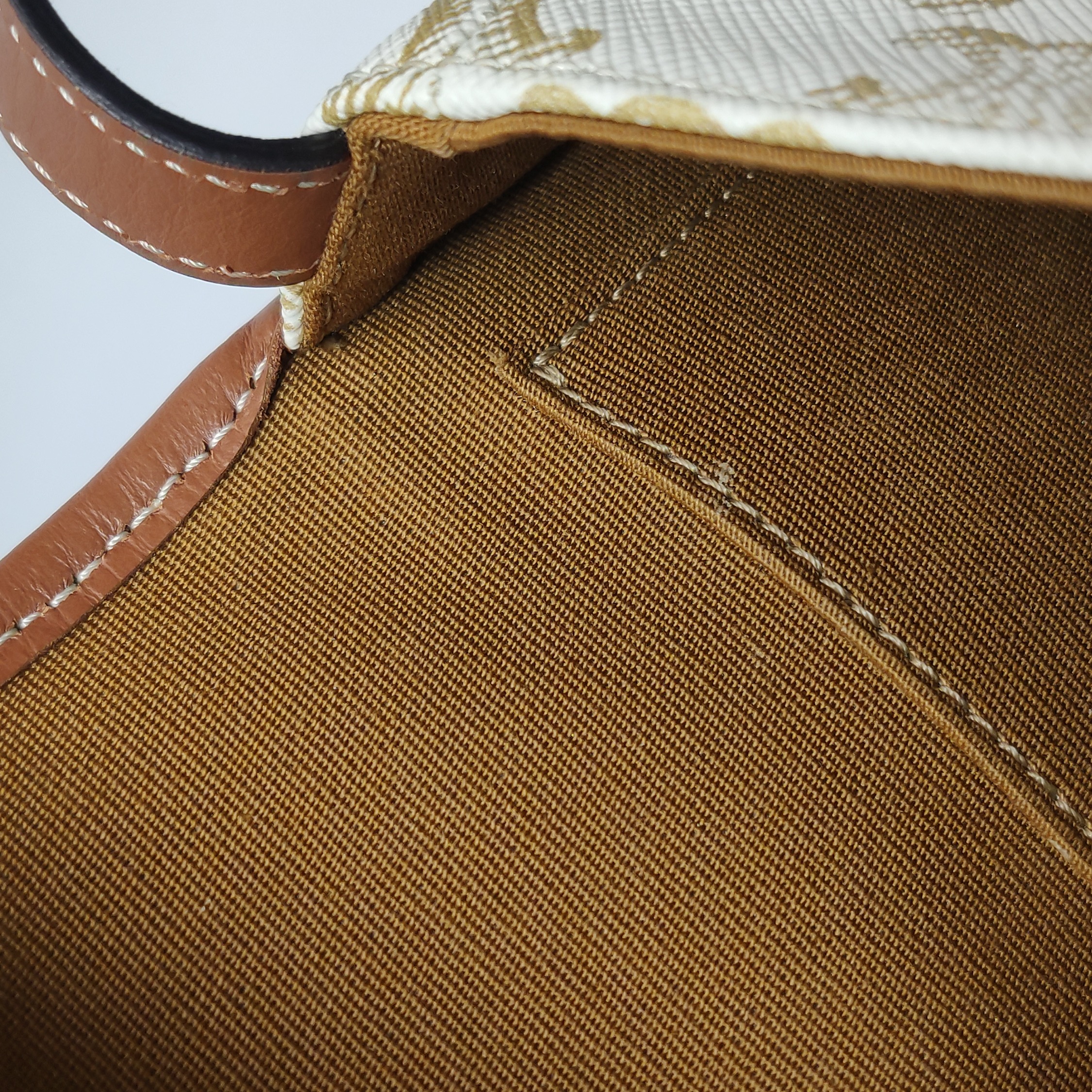 Celine Besace Flap Bag Triomphe Coated Canvas Mini — photo 8 of 14