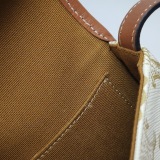 Celine Besace Flap Bag Triomphe Coated Canvas Mini — thumbnail 8